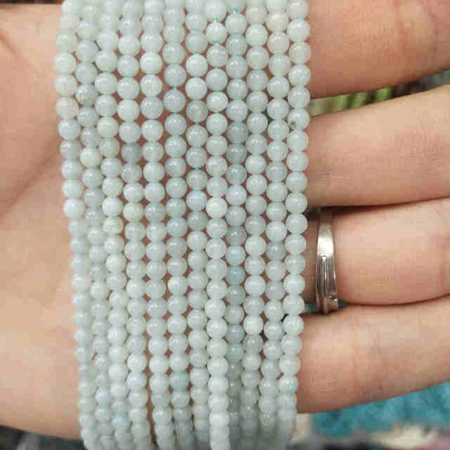 Natural Stone Round Beads Tourmaline Amethysts