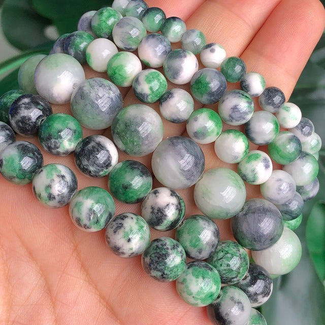 Natural Stone Orange Chalcedony Jades Beads