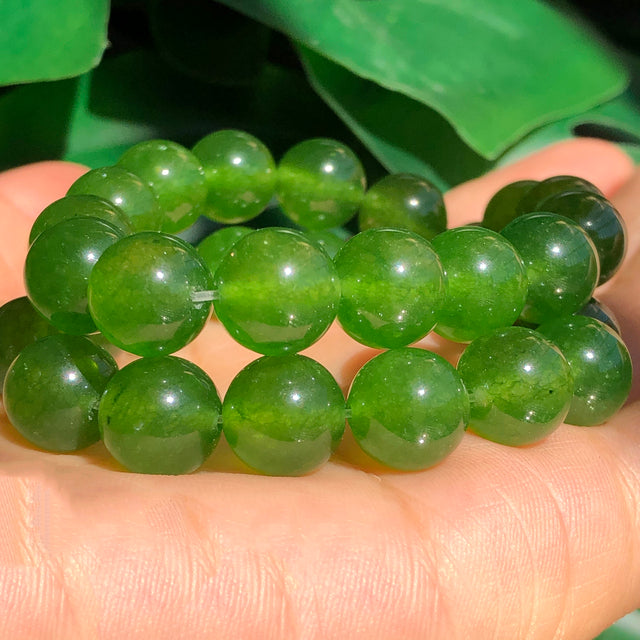 Natural Stone Orange Chalcedony Jades Beads