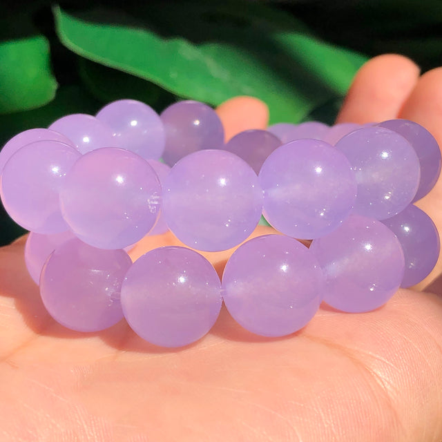 Natural Stone Orange Chalcedony Jades Beads