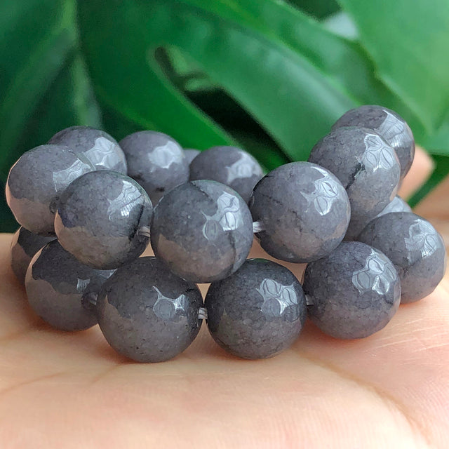 Natural Stone Orange Chalcedony Jades Beads