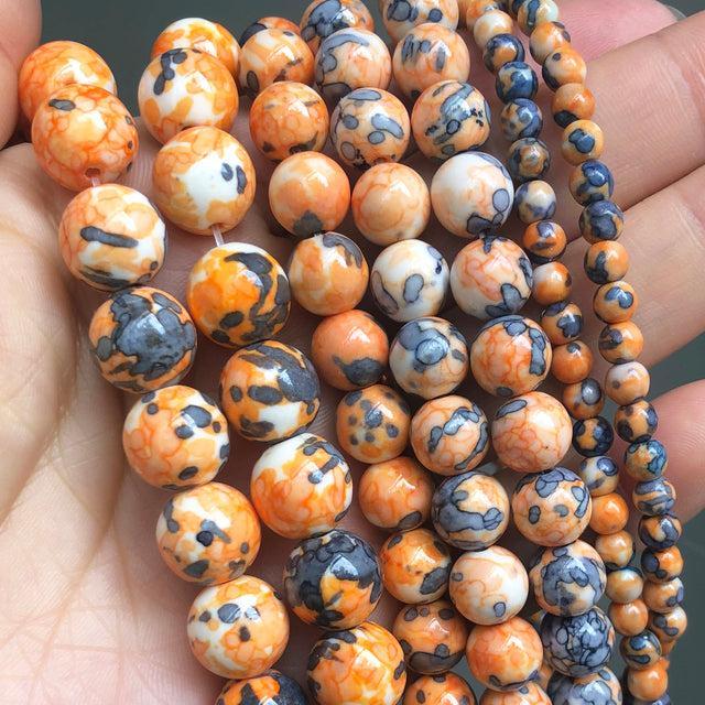 Natural Stone Beads Yellow Jades Agates Cat Eye