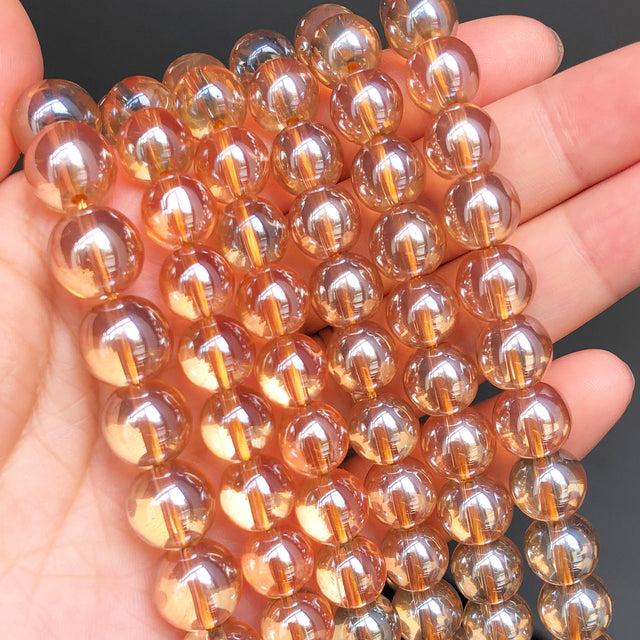 Natural Stone Beads Yellow Jades Agates Cat Eye