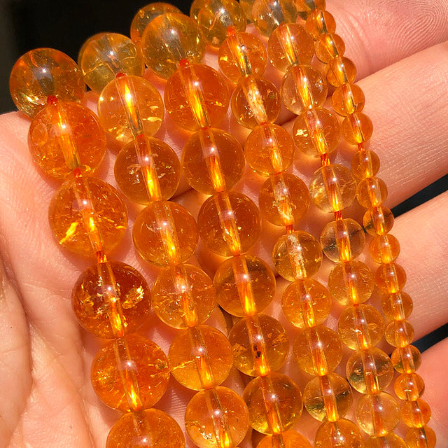 Natural Stone Beads Yellow Jades Agates Cat Eye