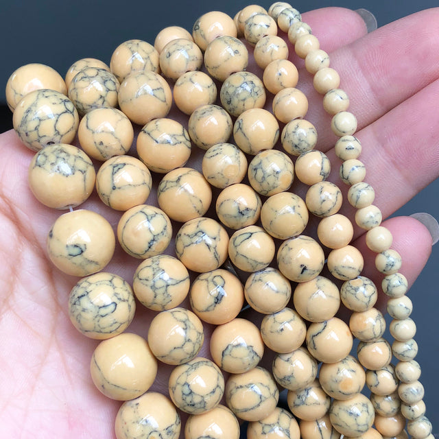 Natural Stone Beads Yellow Jades Agates Cat Eye