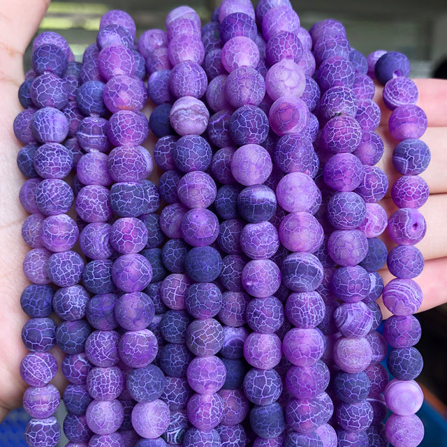 Natural Stone Purple Jades Crystal
