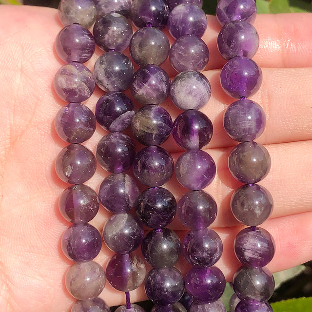 Natural Stone Purple Jades Crystal