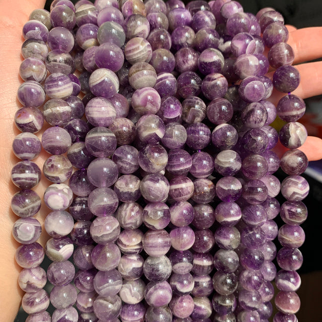 Natural Stone Purple Jades Crystal