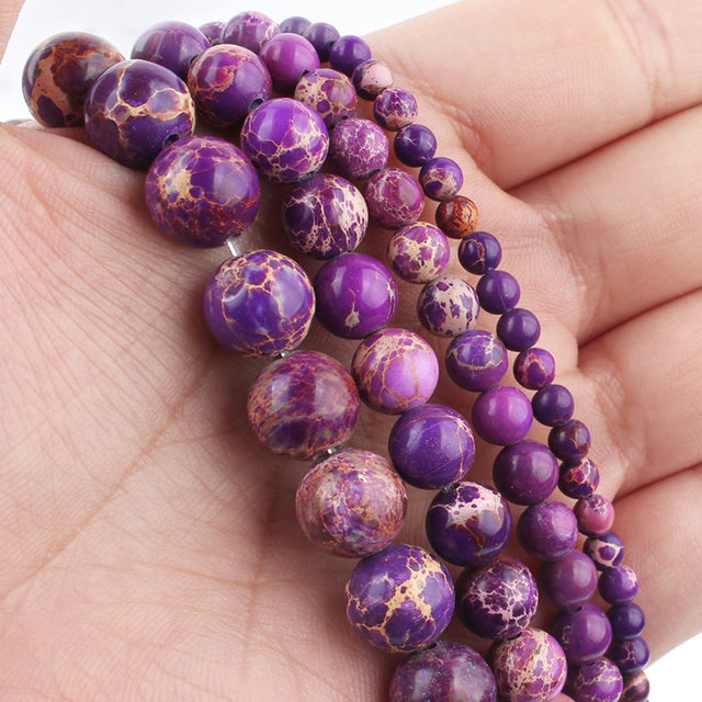 Natural Stone Purple Jades Crystal