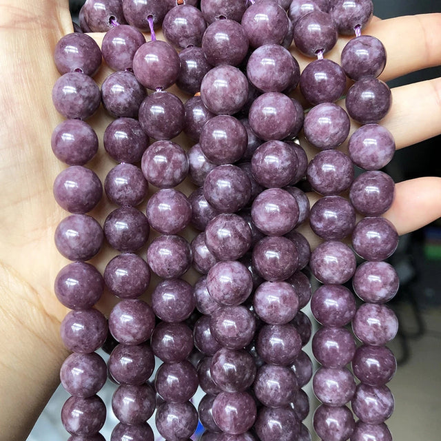 Natural Stone Purple Jades Crystal