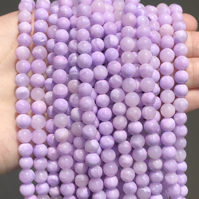 Natural Stone Purple Jades Crystal