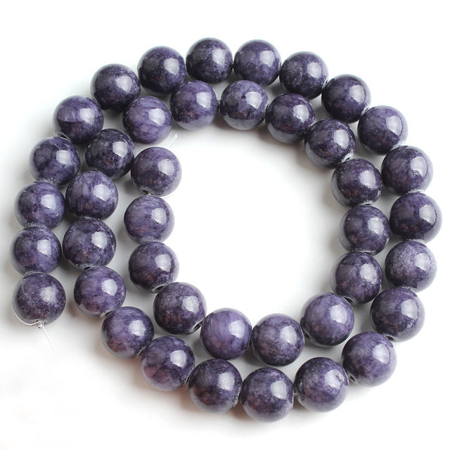 Natural Stone Purple Jades Crystal