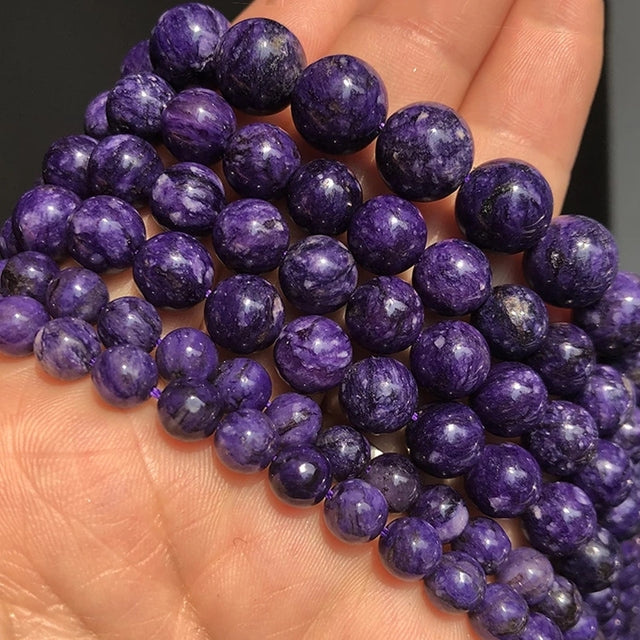 Natural Stone Purple Jades Crystal