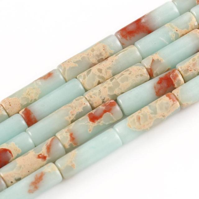Natural Stone Tube Sea Sediment  Aquamarines
