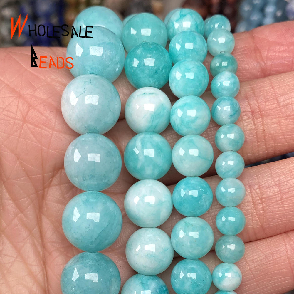 Natural Stone Factory Price Amazonite Blue Jades