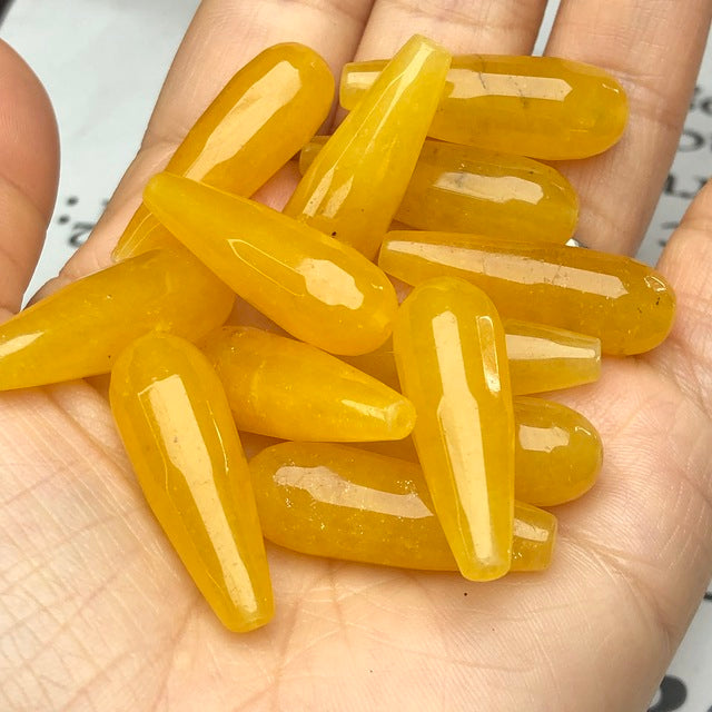 Dark Red Chalcedony Jades Natural Stone Water Drop