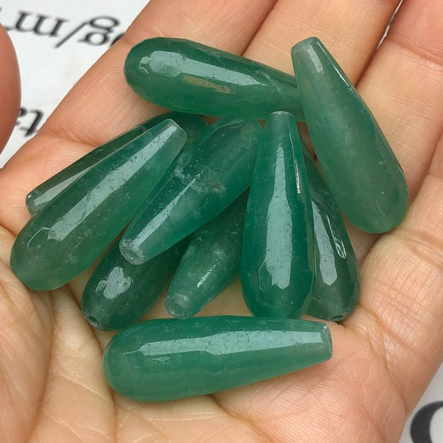Dark Red Chalcedony Jades Natural Stone Water Drop
