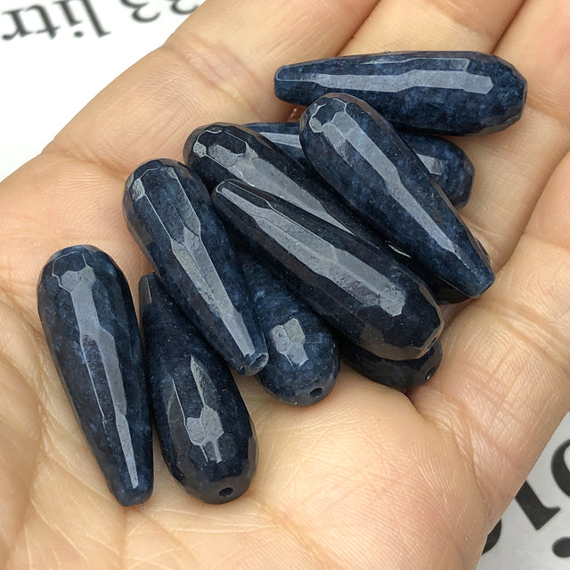 Dark Red Chalcedony Jades Natural Stone Water Drop