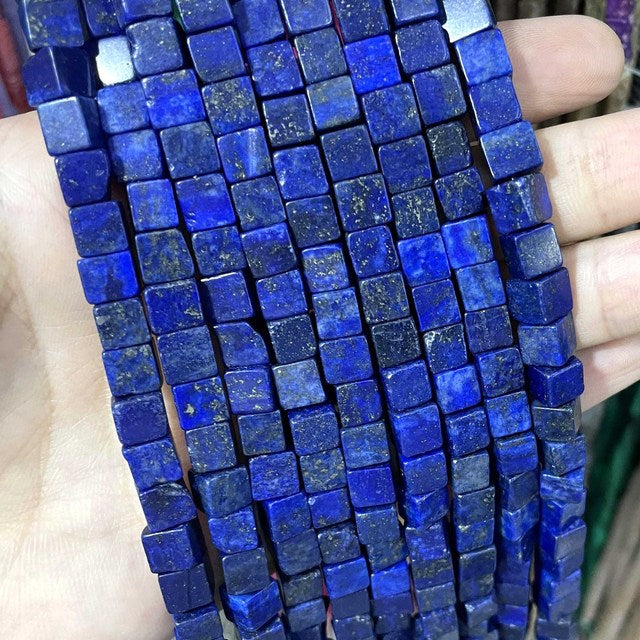 Natural Square Jades Stone Spacer Beads For Jewelry