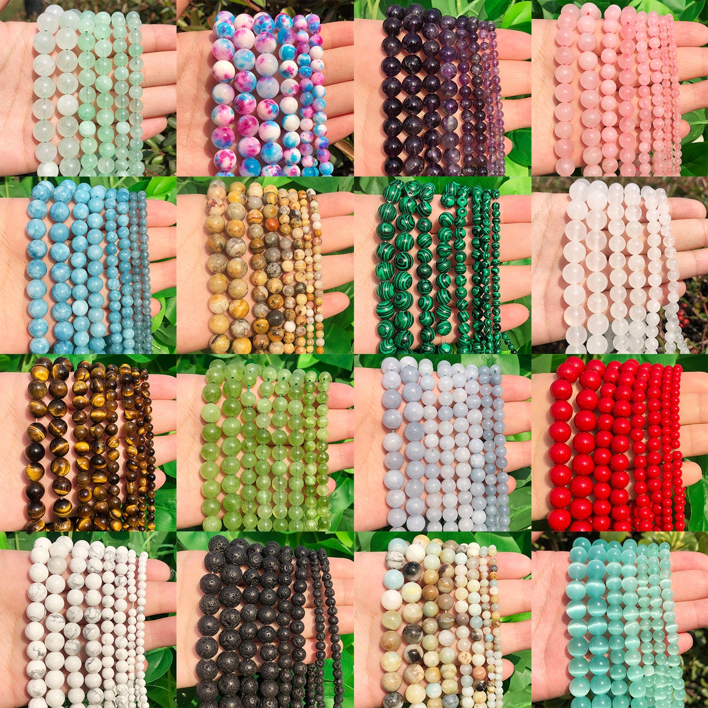 Natural Chrysoprase Jades Round Beads