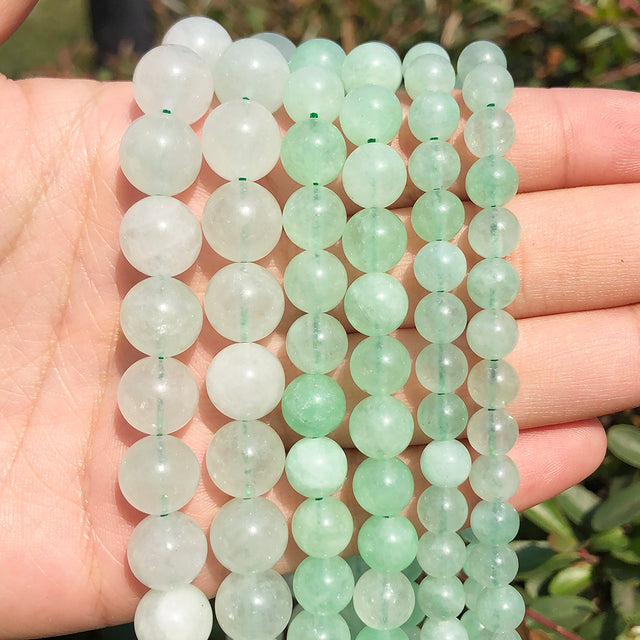 Natural Chrysoprase Jades Round Beads