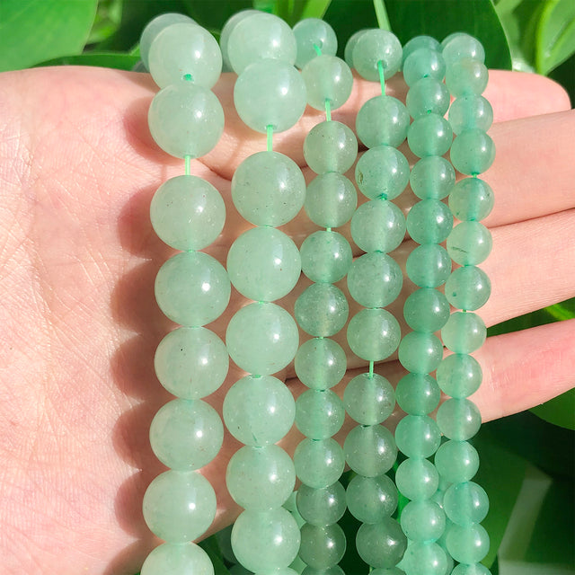 Natural Chrysoprase Jades Round Beads