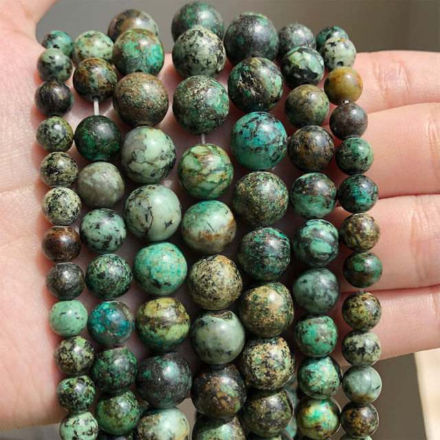 Natural Chrysoprase Jades Round Beads