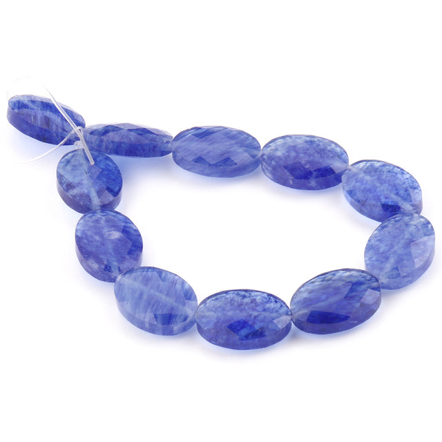 Natural Stones for Jewelry Jades Faceted Oval