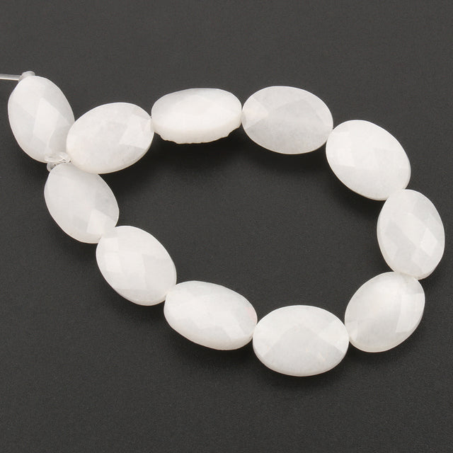 Natural Stones for Jewelry Jades Faceted Oval