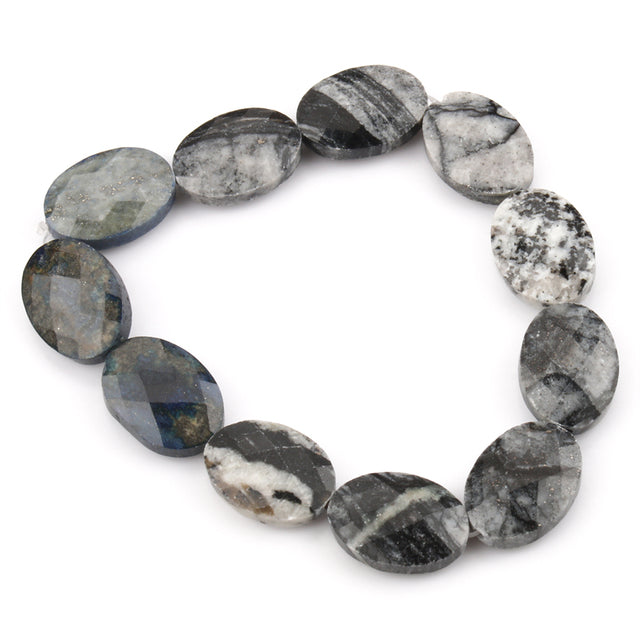Natural Stones for Jewelry Jades Faceted Oval