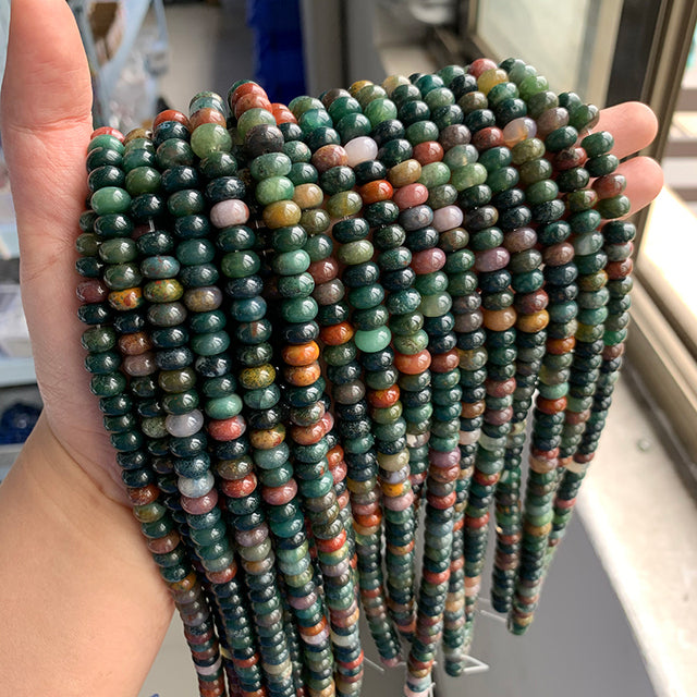 Natural Stone Jades Jaspers Flat Spacer