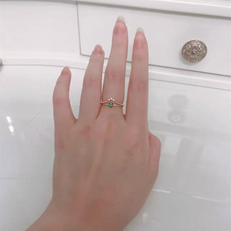 Simple and Fashionable Korean Female Ring Jewelry