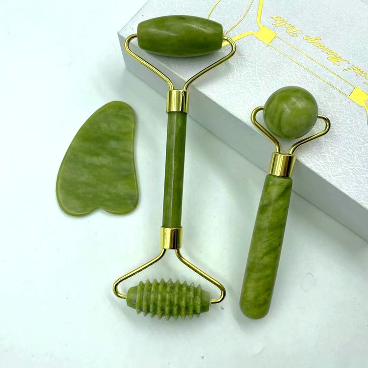 Natural jade beauty device