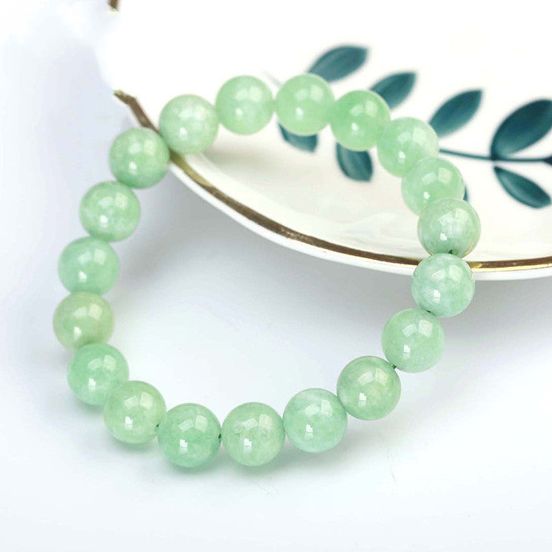 Burmese Jade Bracelet White Jade Color Optimization