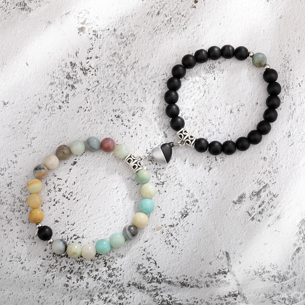 One Pair Magnetic Couple Bracelet For Women Lover Heart Distance