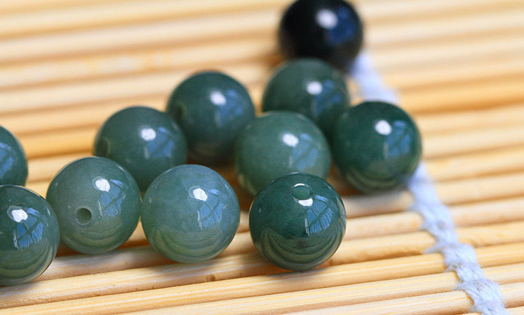 Jade Beads Diy Jewelry Ice Seed Hand Oil Blue