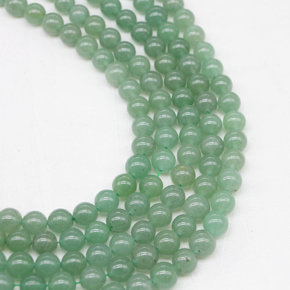 Natural Stone Green Aventurine Loose Beads Round DIY Bracelet Accessories