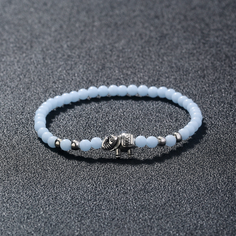 Vintage Elephant Luminous Bead Bracelet