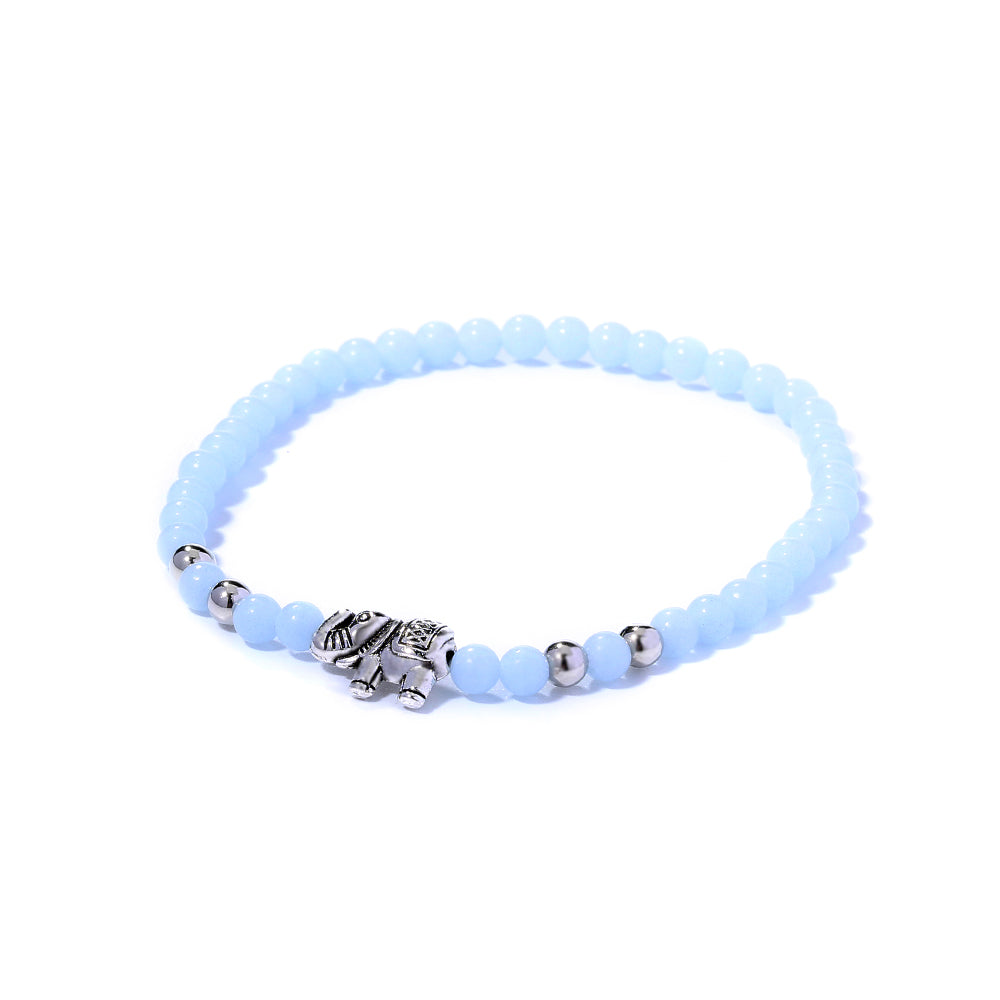 Vintage Elephant Luminous Bead Bracelet