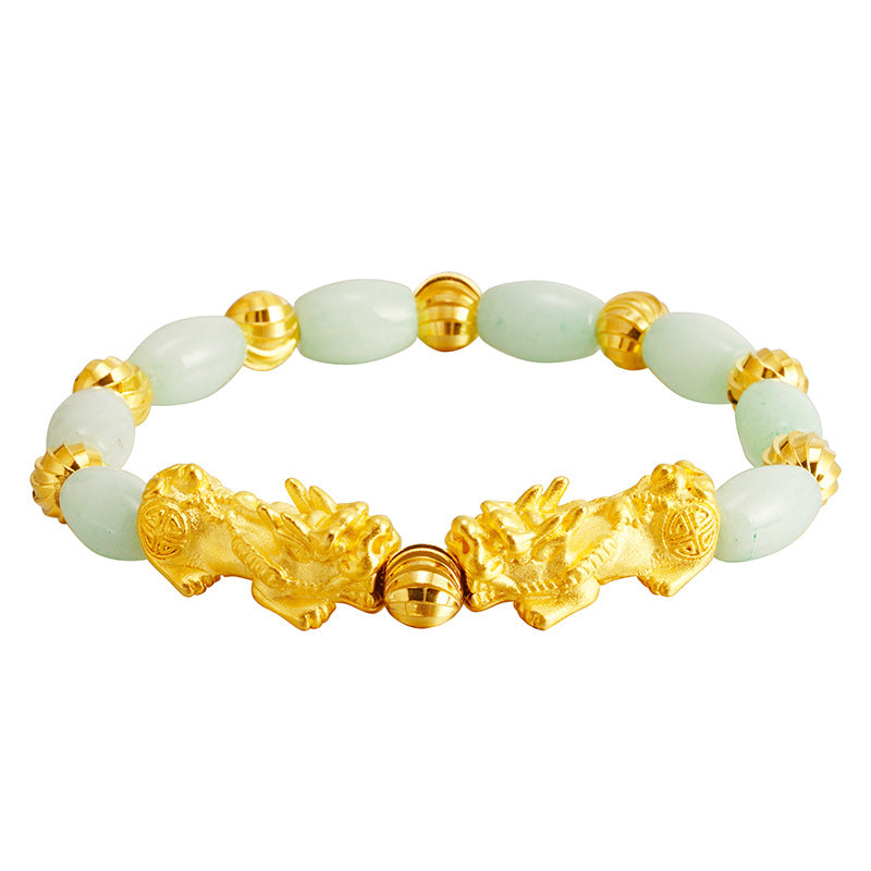 Natural jade bracelet