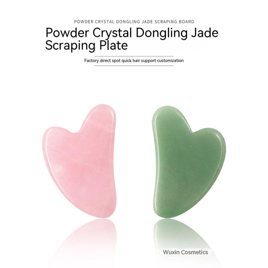 Natural Jade Beauty Scrapping Plate Massager