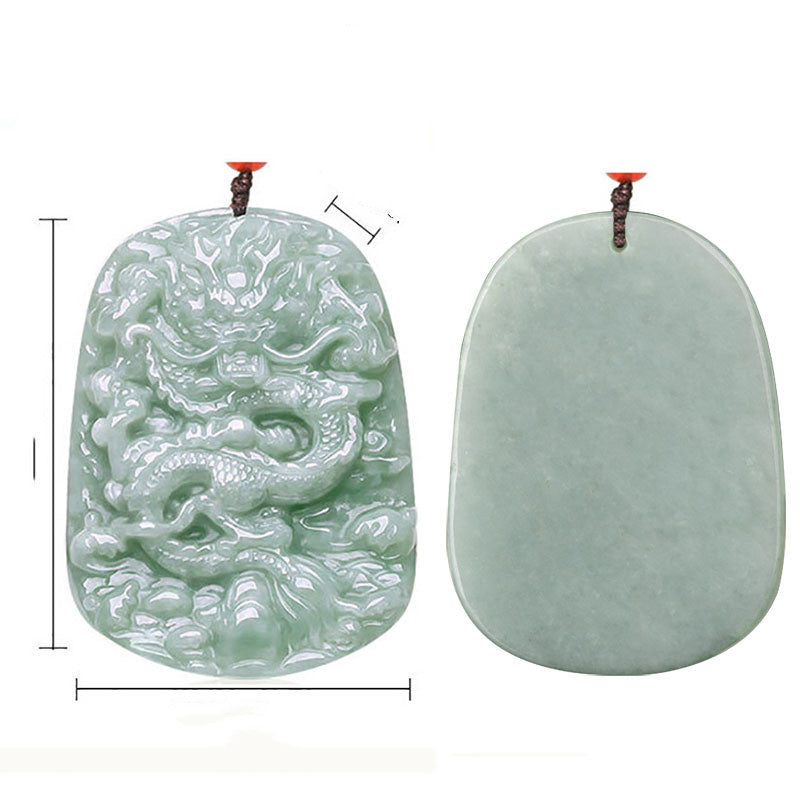 Zodiac Dragon Domineering Jade Pendant