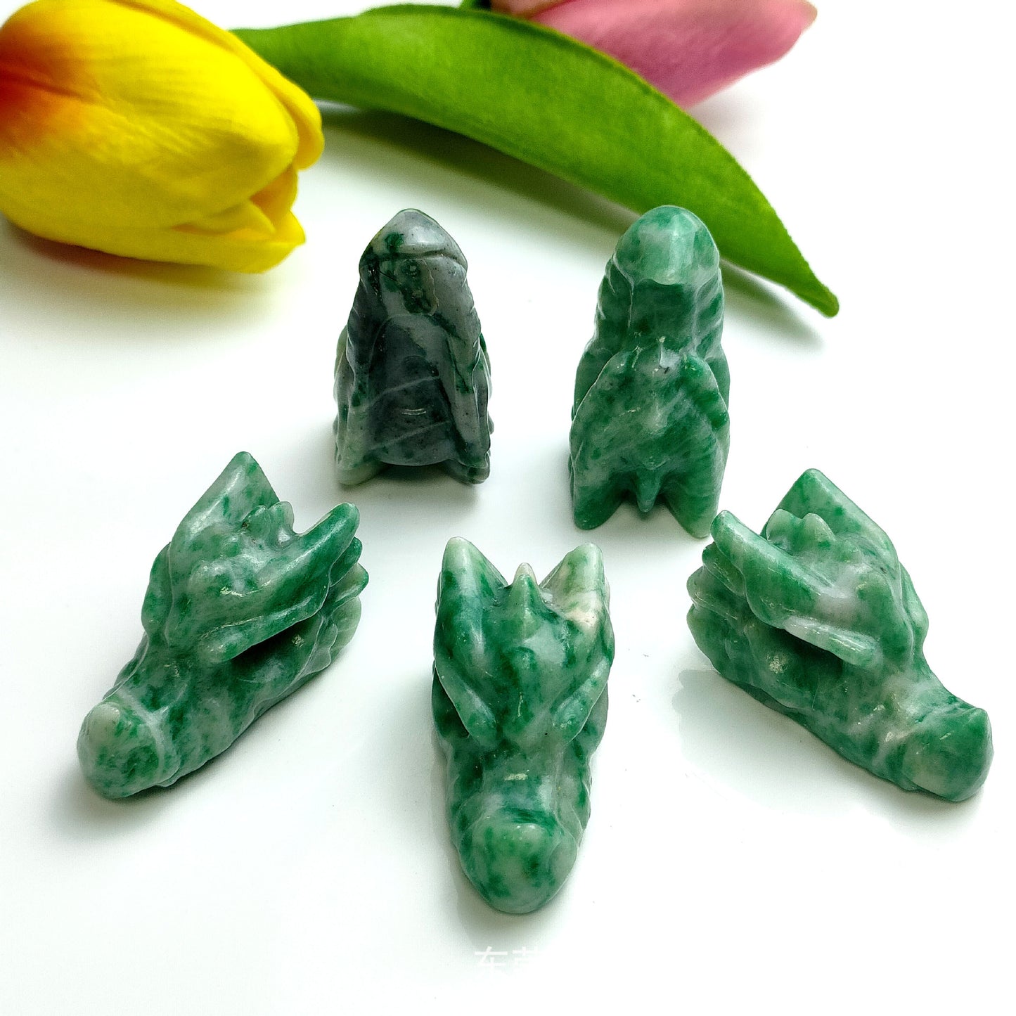Natural Carved Crystal Jade Ornaments
