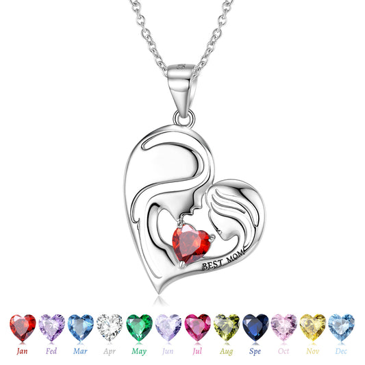 S925 Sterling Silver Best Mom Necklace Mother's Day