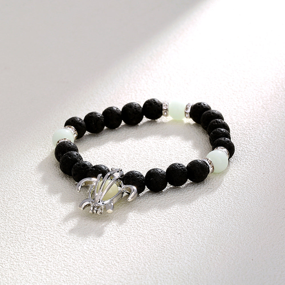 Volcanic Stone Luminous Turtle Bracelet