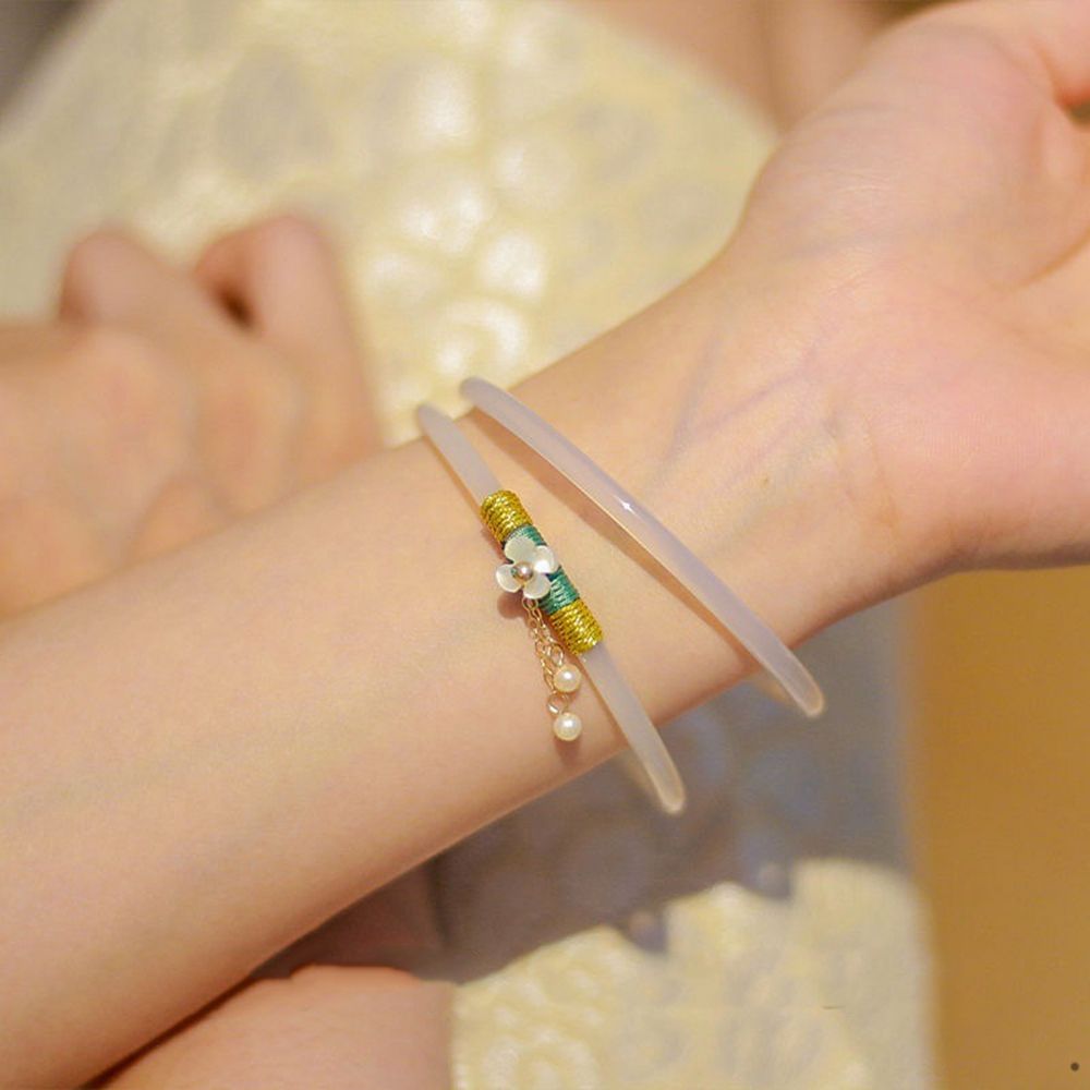 Women's Bracelet Charm Antique Hetian Jade Wedding Jewelry