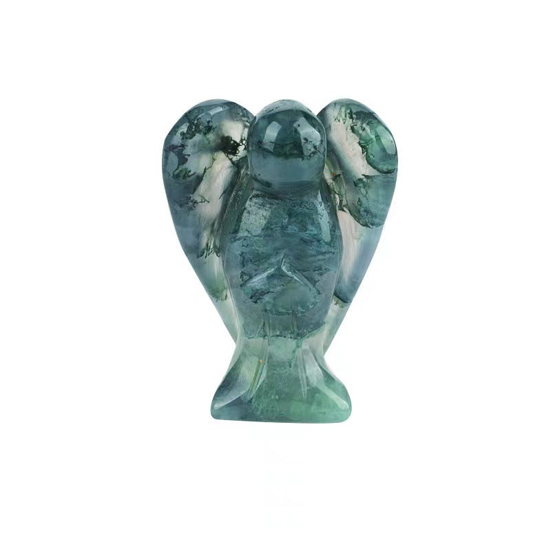 Crystal Angel Carved Jade Ornaments