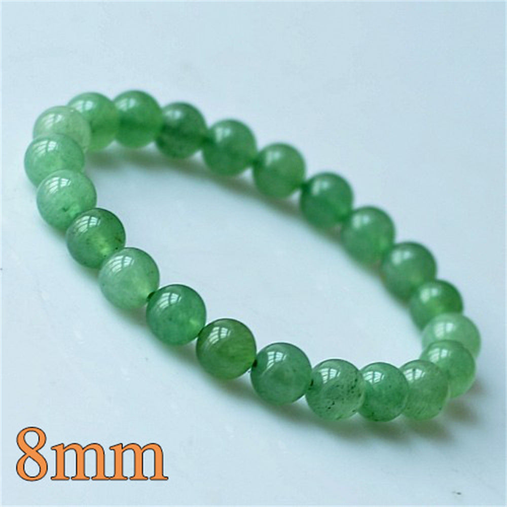 Natural Aventurine Jade Bracelet Crystal Double Pointed Pendant Ornament