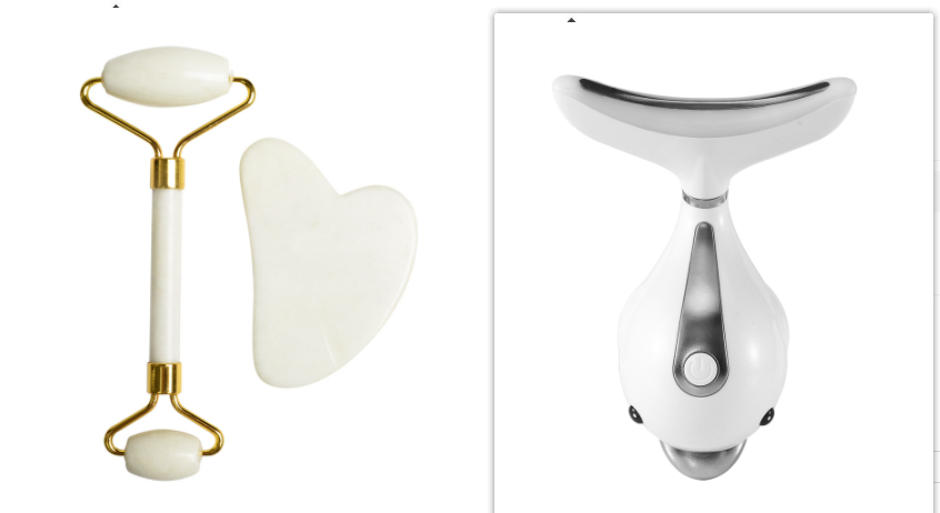 Set Beauty Scraping Board New  Jade Roller Heart-shaped