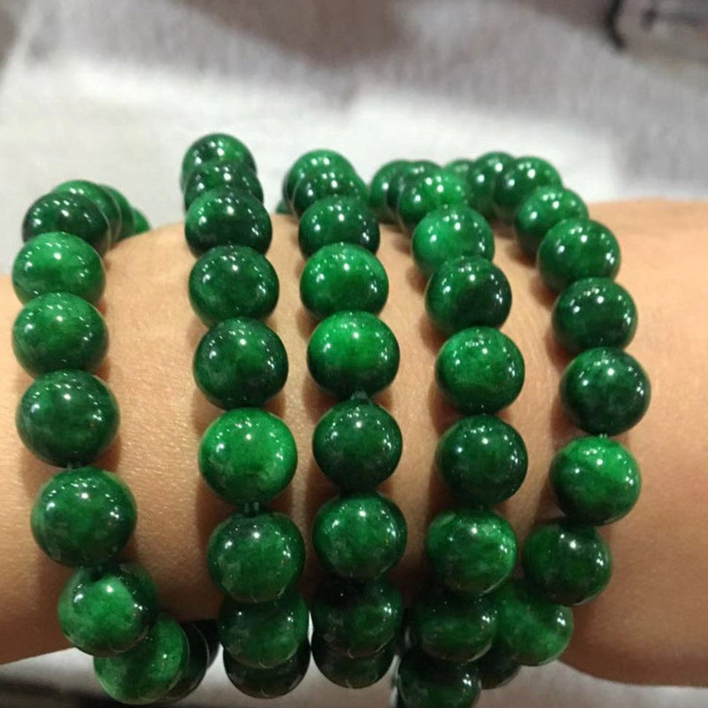 Jade Jade Dry Green Ball Bracelet
